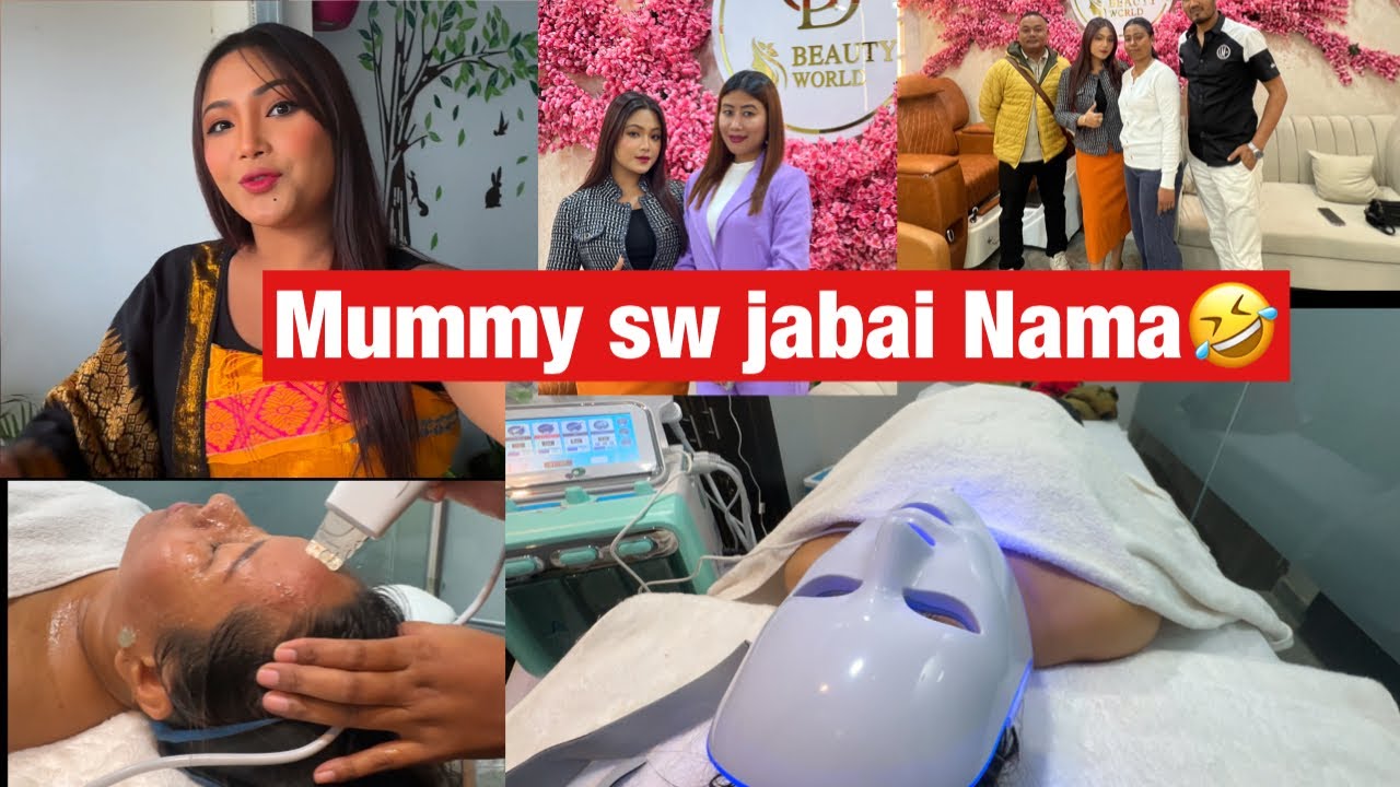 Hydrafacial khamjafwibai sonafwr || Ma Ma banaijadw naidw lwgwfwr || GD Beauty world aao 😍