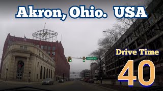 Drive Time 40  ......  City driving Akron, Ohio. USA.  l  ThatGuyJunJun