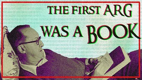 The first ARG was actually a book from the 1970s