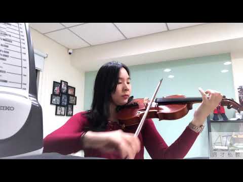 篠崎小提琴教本／第一冊／第117首／示範演奏：大妍老師