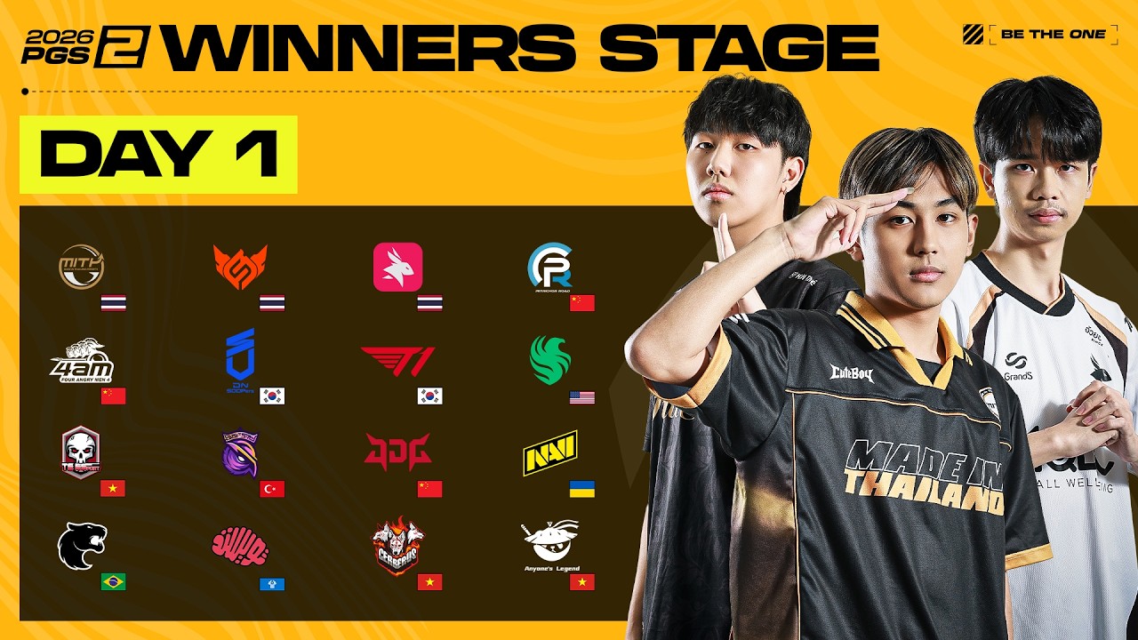 🔴LIVE สด! 𝐏𝐔𝐁𝐆 𝐆𝐋𝐎𝐁𝐀𝐋 SERIES 𝟐𝟎𝟐6 CIRCUIT 1 SERIES 2 | WINNERS STAGE วันที่ 1