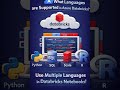 What languages are supported in Azure Databricks?