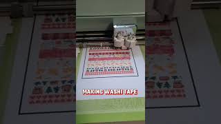making custom washing tape for my planner with my cricut!#crafter #cricut #washi #planner