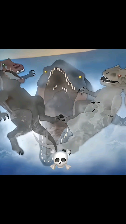Spinosaurus vs Indominus💀 #jurassicworld #indominusrex #edit