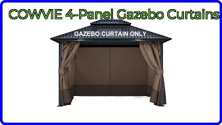 REVIEW (2026): COWVIE 4-Panel Gazebo Curtains. ESSENTIAL details.