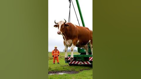 Heavy Cow Stuck in Muddy well takeout by rescue team🐮#cow #humanity #rescueanimals #animals #shorts