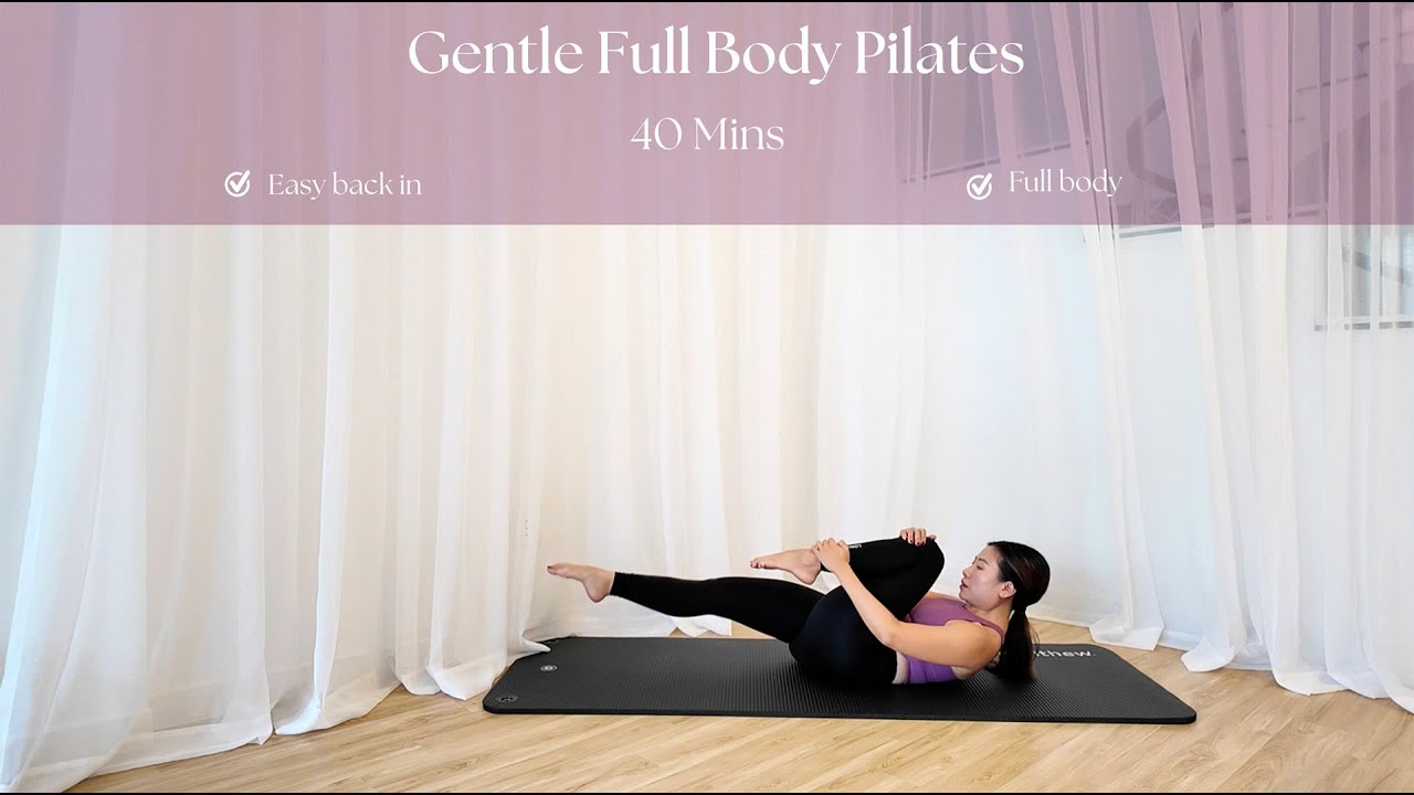 40 MIN Ease-Back-In Pilates Workout || At Home, Quick & Effective, No Equipment