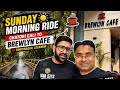 Sunday Morning Ride 🏍️ | Chatori Gali to Brewlyn Cafe Gomtinagar | Lucknow Motovlog#sundayride