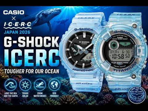 Casio x ICERC Japan 2026: Skeleton Blue G-Shock Frogman, CasiOak