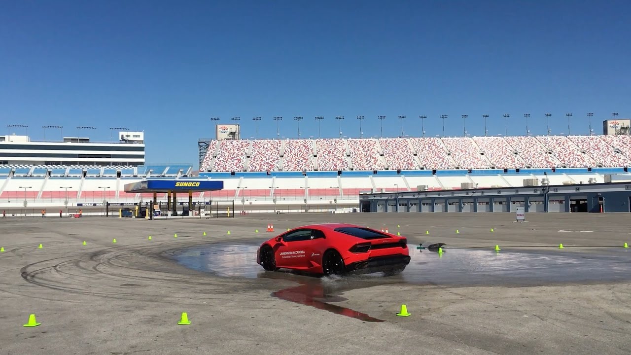 Learning to slide and recover a Lamborghini