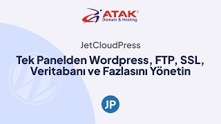 Hostinginizi Tek Panelden Yönetin Jetcloudpress Kontrol Paneli