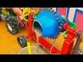 Mini Concrete Mixer Truck Builds a Dream House! 🏠🚜
