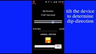 Super Geogps tutorial - Geological compass screenshot 1