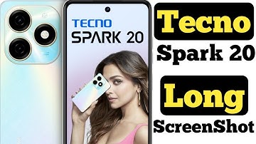 How to take long screenshot on Tecno Spark 20 || Tecno Spark 20 me long screenshot kaise le ||