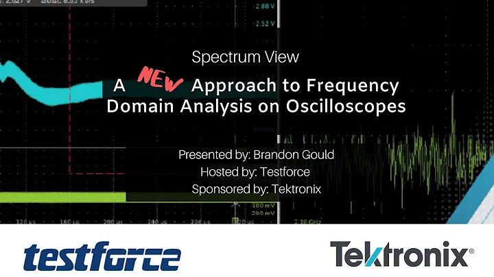 Spectrum View: A New Approach to Frequency Domain Analysis on Oscilloscopes