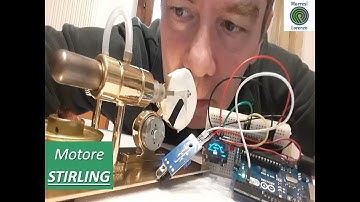 Motore Stirling con contagiri RPM Arduino
