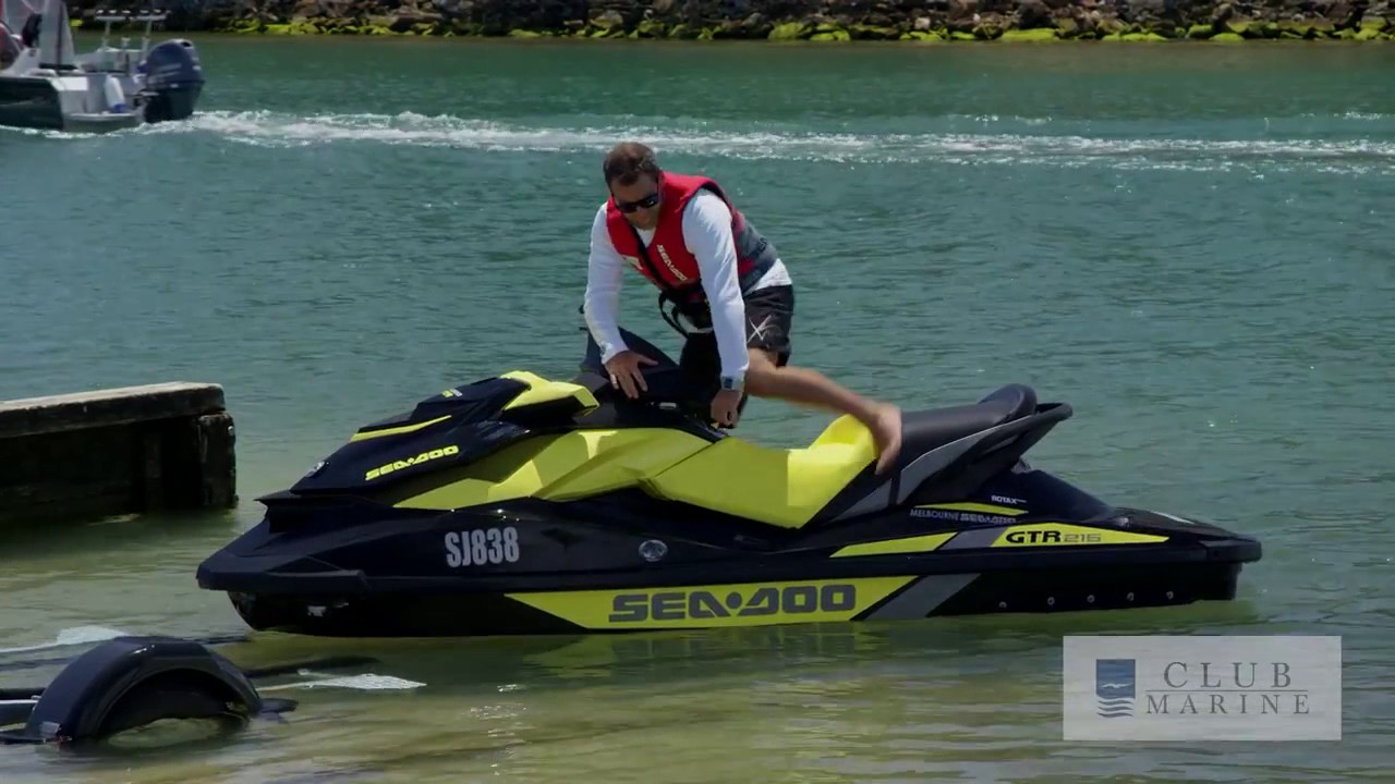 How to launch your Personal Water Craft Jet Ski YouTube