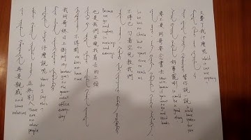 Manchu language has revived!  清文指要 32