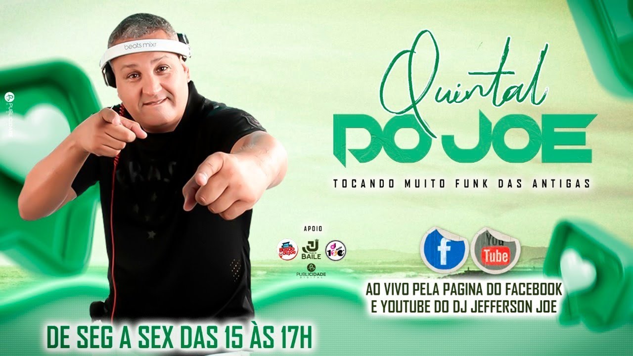 LIVE DAS ANTIGAS COM  DJ JEFFERSON JOE