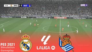 REAL MADRID vs REAL SOCIEDAD | La Liga 2026 | 26 August 2026 | SIMULATION PES 2021 Gameplay