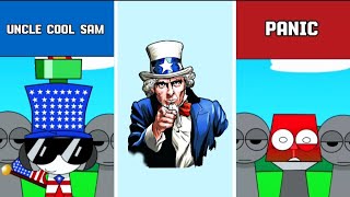 Incredibox Sprunki Pyramixed Uncle Cool Sam Vs Panic