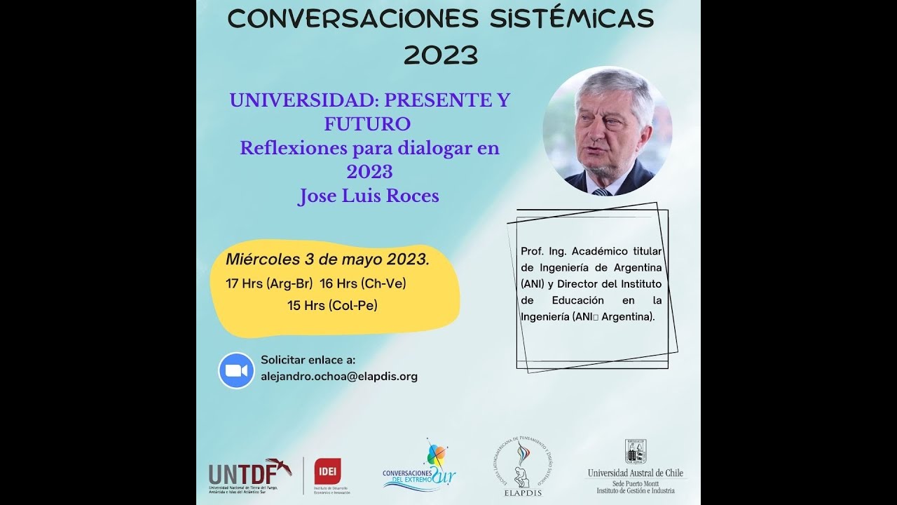 José Luis Roces: Universidad y Comunidad - 03 de mayo de 2023 - YouTube