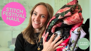 BIG fabric haul 💕 Stitch Festival haul 2024 | It`s Sew Tanschi