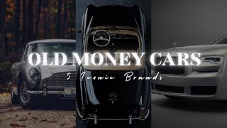 The Elegance of Old Money Cars: 5 Iconic Brands