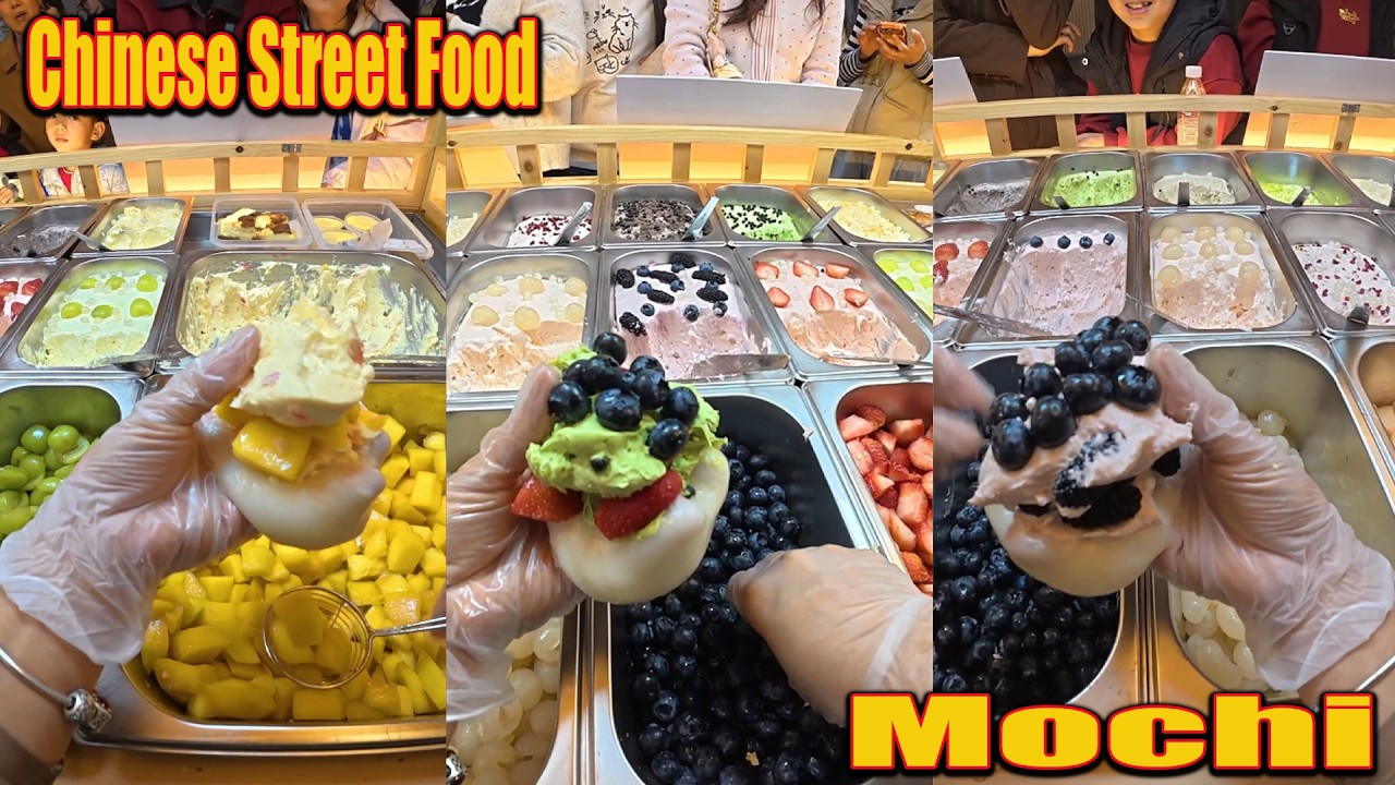 Mochi | Super delicious Chinese street food part 36 #food #streetfood #美食 #delicious #cooking