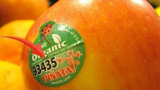 Как по НАКЛЕЙКЕ на фруктах отличить НАТУРАЛЬНЫЙ ПРОДУКТ от ГМО