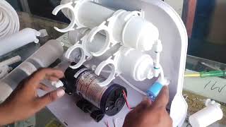 R.o installation water filter asembal kese kre #आरो फिल्टर कैसे तैयार होता है