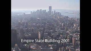 On top of Empire State Building, January 2001