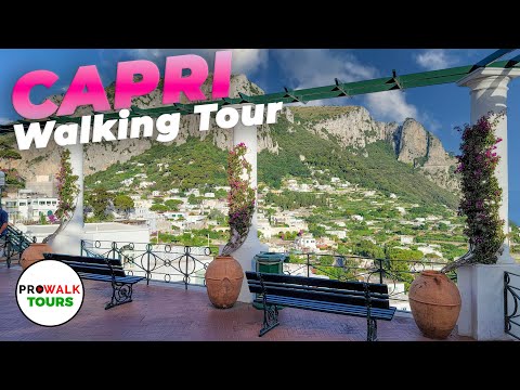 Capri, Italy 2021 Walking Tour - 4K - with Captions