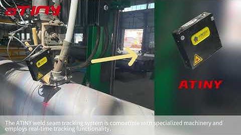 The ATINY automatic welding machine for spiral pipes with a laser vision tracking system