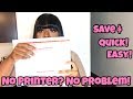How To Ship Packages Without A Printer! Tips To Save Money On Shipping, Super Quick & Easy!