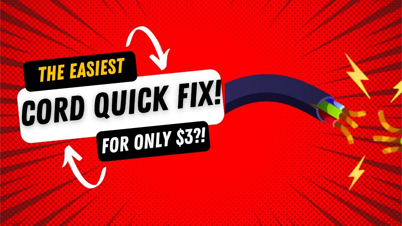 Simple Broken Cord / Cable fix for only $3!