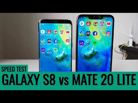 Speed Test Huawei Mate 20 Lite vs Samsung Galaxy S8
