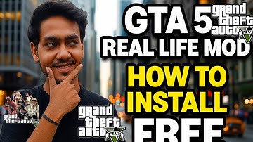 FREE REAL LIFE GTA 5 OFFLINE MOD INSTALLATION | 5REAL MOD | GTA5 2025
