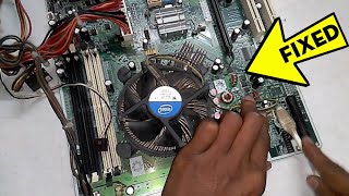 Fan spins for a second and stops FIX