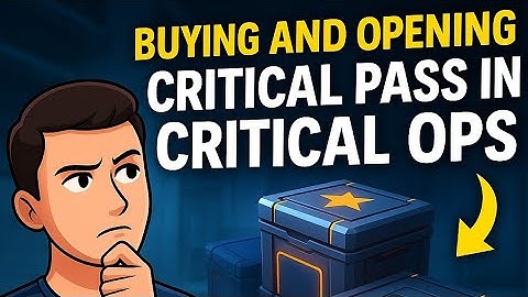 Buying and Opening Critical Pass in Critical Ops – Watch Till The End!