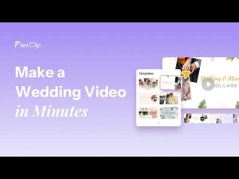 How to Create Wedding Videos FAST 💍 | FlexClip Use Case Series #2
