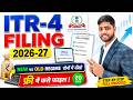 ITR-4 Online Filing AY 2026-27 | How to file Income Tax Return 2026-27