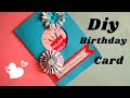 DIY  Easy Birthdaycard/handmade birthday card/birthday card tutorial DIY beautiful Birthday card