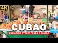 4k exploring busy streets of cubao  real life scenes of brgy san martin de porres