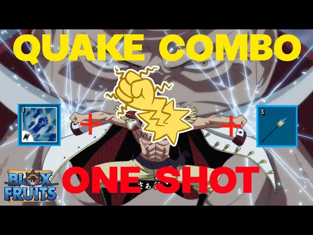 These Quake Combos Are TOO OVERPOWERED.. (Blox Fruits) 