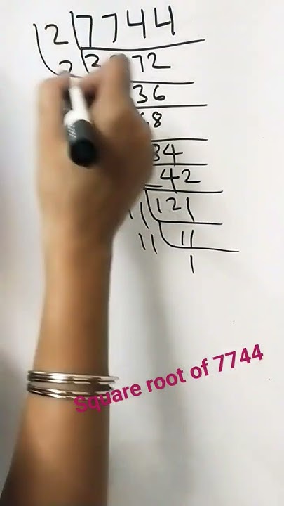square-root-of-7744-by-prime-factorisation-youtube