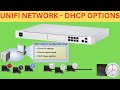 Unifi network  dhcp options