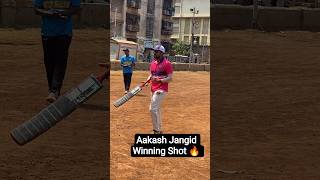 Aakash Jangid Winning Shot 🔥 Tennis Ball Cricket