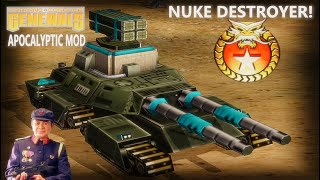 NUKE DESTROYER! C&C Generals Zero Hour APOCALYPTIC MOD 2024