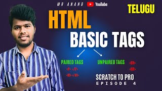 Learn Basic HTML Tags: Step-by-Step Tutorial #mranand #htmlbasics #tech #tag #code #html #mrtec
